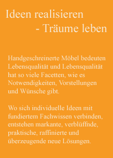 Ideen realisieren - Träume leben